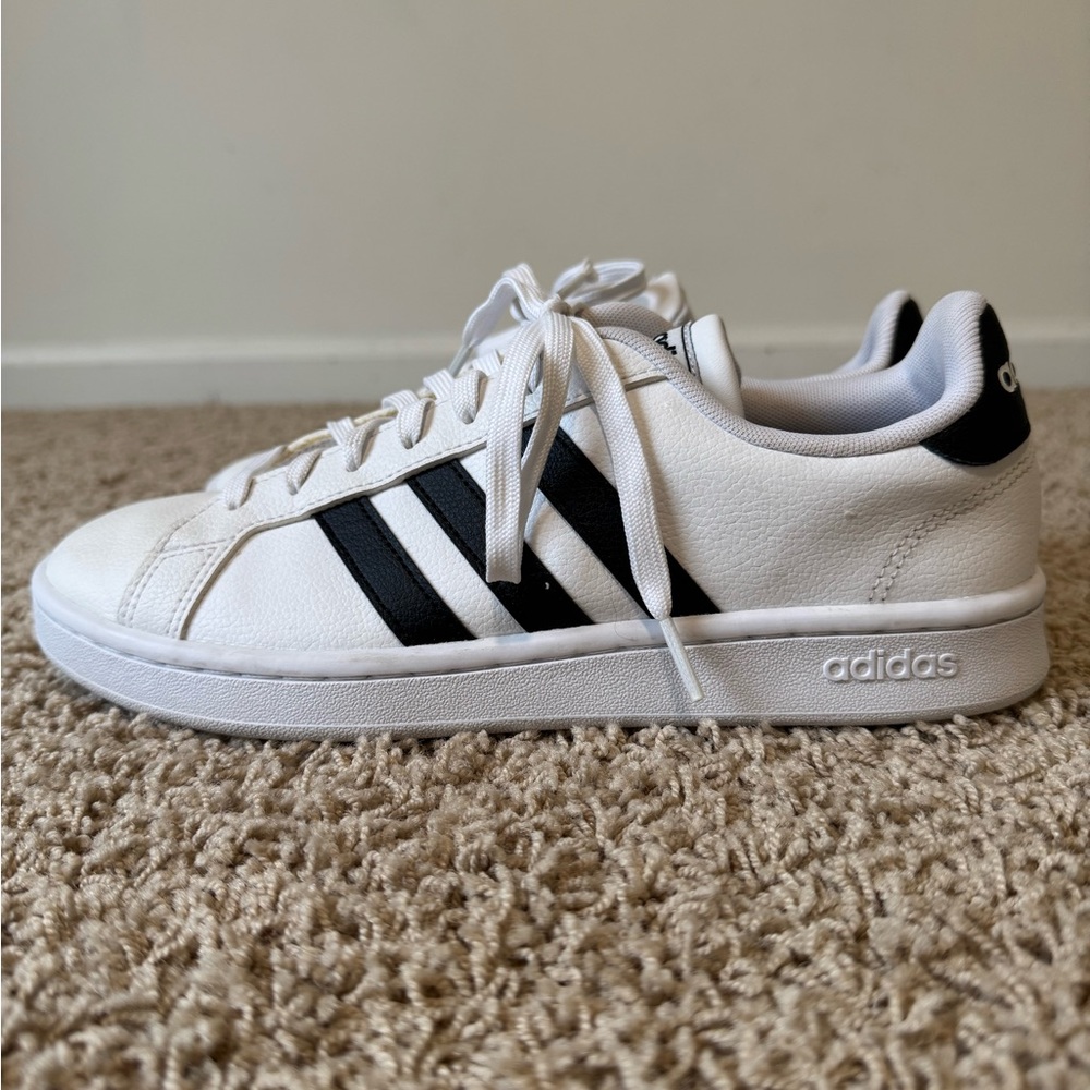 Adidas Grand Court Sneakers White/Core Black - Picture 2 of 8